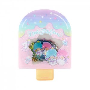 Multicolor Hello Kitty LittleTwinStars Summer 30-Pc Popsicle Mini Sticker Pack | NZ_HK77379