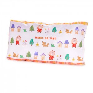 Multicolor Hello Kitty Minna No Tabo Pillowcase (Orange Plaid Series) | NZ_HK96906