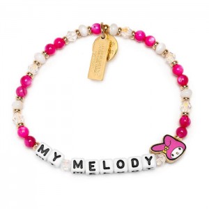Multicolor Hello Kitty My Melody x Little Words Project Beaded Bracelet | NZ_HK12516