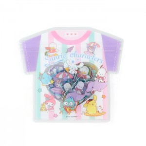 Multicolor Hello Kitty Sanrio Characters 24-Piece Summer Tee Mini Sticker Pack | NZ_HK83373
