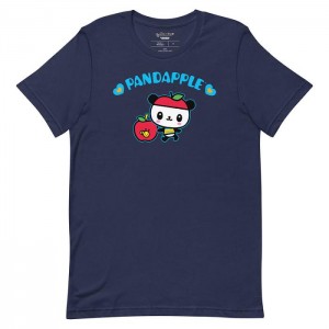 Navy Hello Kitty Pandapple Blue Hearts Tee | NZ_HK78583