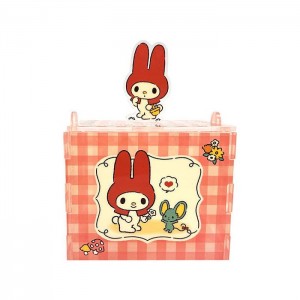 Orange Hello Kitty My Melody Acrylic Storage Case (Red Classic Gingham Series) | NZ_HK47221