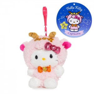 Pink Hello Kitty Hello Kitty Capricorn Mascot Clip (Zodiac Series) | NZ_HK81414