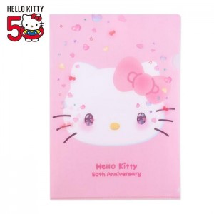 Pink Hello Kitty Hello Kitty Clear File Folder (50th Anniv. The Future In Our Eyes) | NZ_HK65991