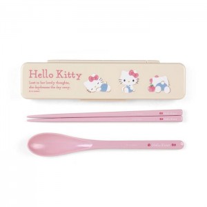 Pink Hello Kitty Hello Kitty Everyday Chopsticks & Spoon Set | NZ_HK44396