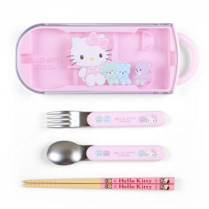 Pink Hello Kitty Hello Kitty Everyday Utensil Set Trio | NZ_HK79407