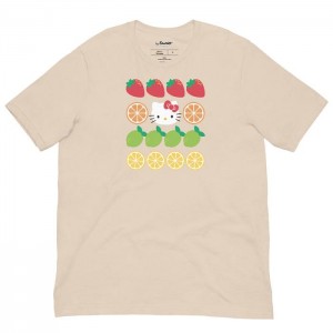 Pink Hello Kitty Hello Kitty Fruit Slices Tee | NZ_HK59003