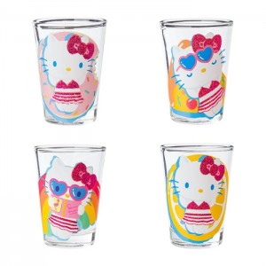 Pink Hello Kitty Hello Kitty Mini Glass 4-Piece Set (Pool Floatie) | NZ_HK80565