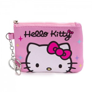 Pink Hello Kitty Hello Kitty Pink Keychain Card Case | NZ_HK76381