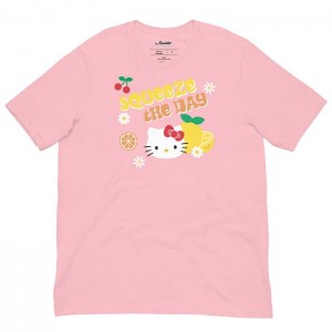 Pink Hello Kitty Hello Kitty Squeeze The Day Tee | NZ_HK20339