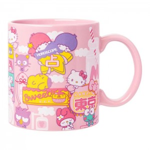 Pink Hello Kitty Hello Kitty and Friends Ceramic Mug (Kawaii Fun) | NZ_HK63629