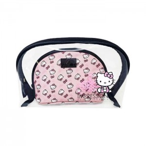Pink Hello Kitty Hello Kitty x Impressions Vanity Clutch Set (Pink) | NZ_HK87027