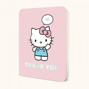 Pink Hello Kitty Hello Kitty x Studio Oh! Thank You Deluxe Greeting Card | NZ_HK81966