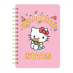 Pink Hello Kitty Hello Kitty x Studio Oh! College Letters Agatha Notebook | NZ_HK48499