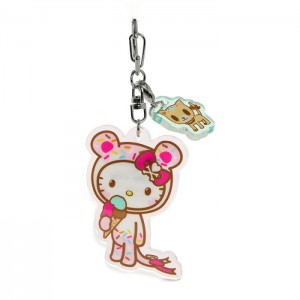 Pink Hello Kitty Hello Kitty x Tokidoki Keychain and Zipper Pull Duo (Kawaii Carnival) | NZ_HK83473