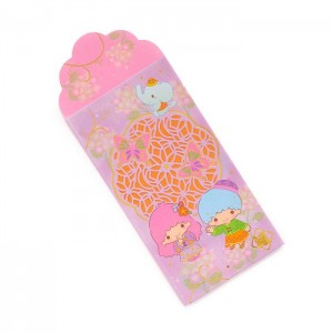 Pink Hello Kitty LittleTwinStars 6-pc Laser-Cut Enclosure Envelopes | NZ_HK38768