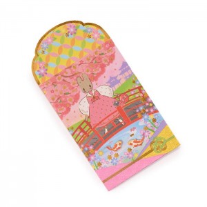 Pink Hello Kitty Marron Cream 10-pc Enclosure Envelopes (Pearlescent) | NZ_HK86821