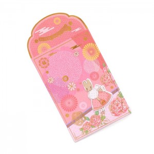 Pink Hello Kitty Marron Cream 4-pc Enclosure Envelopes (3D Pop-Up) | NZ_HK72411