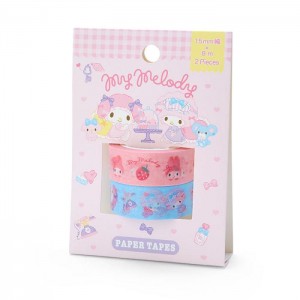 Pink Hello Kitty My Melody 2-Piece Washi Tape Set | NZ_HK53510
