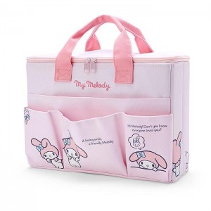 Pink Hello Kitty My Melody Canvas Covered Storage Box | NZ_HK68525