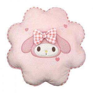 Pink Hello Kitty My Melody Cozy Face Throw Pillow | NZ_HK55428