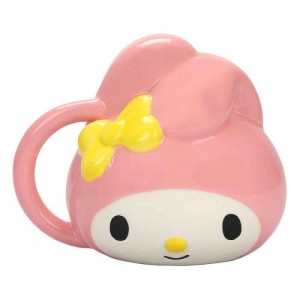 Pink Hello Kitty My Melody Face Sculpted Mug | NZ_HK33390