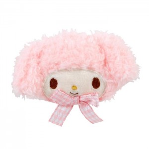 Pink Hello Kitty My Melody Plush Hair Clip (Gingham Bow) | NZ_HK85105