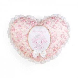Pink Hello Kitty My Melody Quilted Throw Pillow (White Strawberry Series) | NZ_HK46236