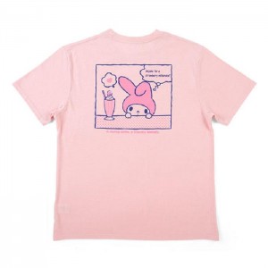 Pink Hello Kitty My Melody Relaxed Tee | NZ_HK30154