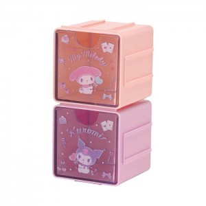 Pink Hello Kitty My Melody & Kuromi Cubic Storage Containers (Set of 2) | NZ_HK16936