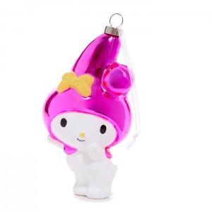 Pink Hello Kitty My Melody x Kat + Annie Glass Ornament | NZ_HK15347