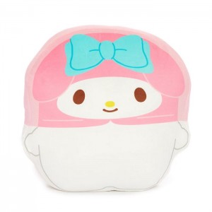 Pink Hello Kitty My Melody x Potetan Throw Pillow | NZ_HK91474