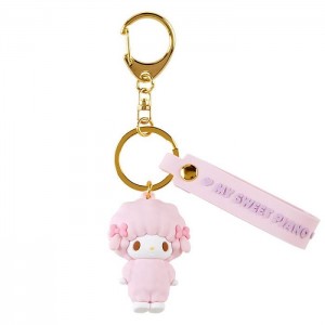 Pink Hello Kitty My Sweet Piano Signature Keychain | NZ_HK52296