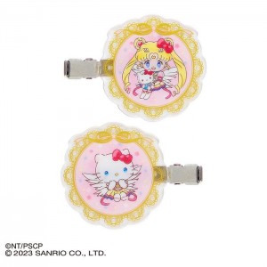 Pink Hello Kitty Pretty Guardian Sailor Moon Cosmos Hair Clips (Hello Kitty) | NZ_HK56453