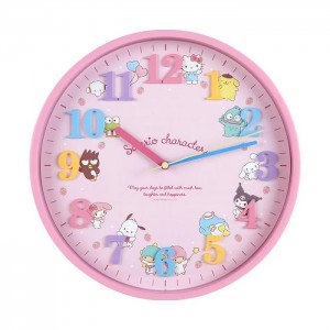 Pink Hello Kitty Sanrio Characters Wall Clock | NZ_HK25348