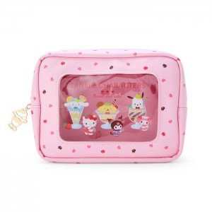 Pink Hello Kitty Sanrio Characters Zipper (Parfait Shop Series) | NZ_HK64827