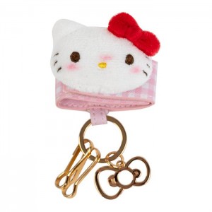 Pink / Gold Hello Kitty Hello Kitty 50th Anniv. Mascot Keychain (Full of Happy Series) | NZ_HK59905