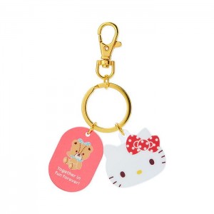 Pink / White Hello Kitty Hello Kitty Besties Keychain | NZ_HK83414
