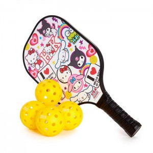 Pink / White Hello Kitty Hello Kitty and Friends Pickleball Set | NZ_HK46238