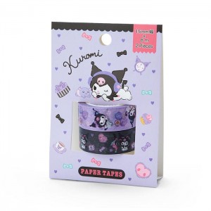 Purple Hello Kitty Kuromi 2-Piece Washi Tape Set | NZ_HK65215