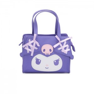 Purple Hello Kitty Kuromi 2-Way Mini Purple Handbag (Dainty Doll Series) | NZ_HK61860