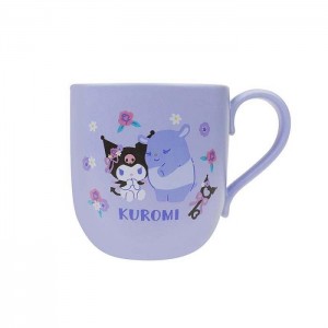 Purple Hello Kitty Kuromi Ceramic Mug (Charming Florals Series) | NZ_HK77848