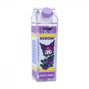 Purple Hello Kitty Kuromi Milk Carton Water Bottle (Blueberry) | NZ_HK45390