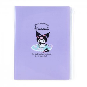 Purple Hello Kitty Kuromi Multi-Pocket File Folder | NZ_HK45221