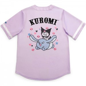 Purple Hello Kitty Kuromi x JapanLA Baseball Jersey | NZ_HK33060
