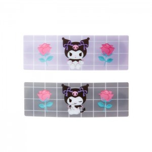 Purple / Grey Hello Kitty Kuromi 2-Piece Hair Clip Set | NZ_HK69441