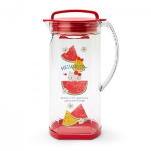 Red Hello Kitty Hello Kitty Acrylic Water Pitcher (Summer Weather) | NZ_HK92387