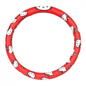 Red Hello Kitty Hello Kitty Classic Red Steering Wheel Cover | NZ_HK33381