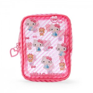 Red Hello Kitty Hello Kitty Clear Mini Zipper | NZ_HK87708