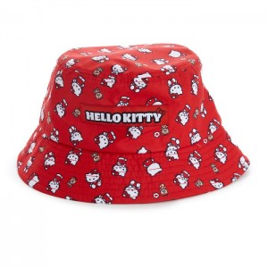 Red Hello Kitty Hello Kitty Kids Bucket Hat (Ruby Red Series) | NZ_HK59090